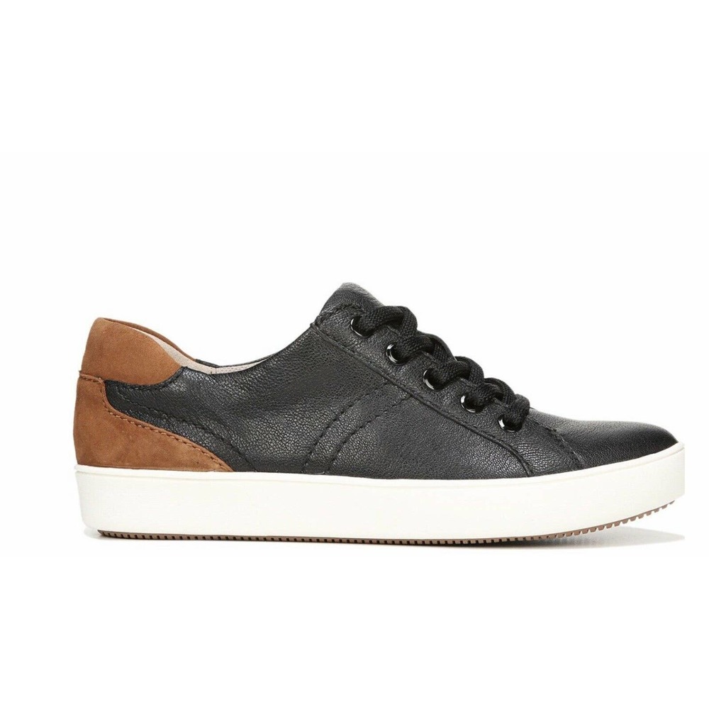 Naturalizer Black Leather/tan Suede  Sneakers 7WW